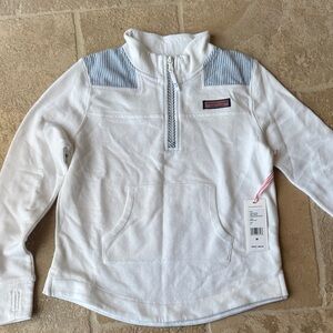 Vineyard Vines White and Blue Kids Hoodie